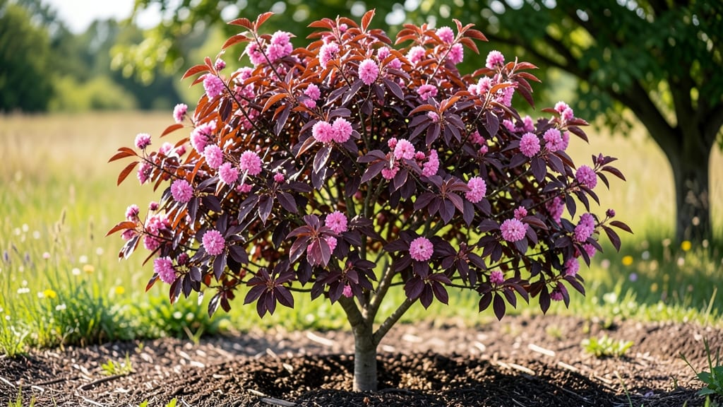 Purple Leaf Plum Tree Flowers: Cold-Stressed Blooms That Rival Spring Gardens