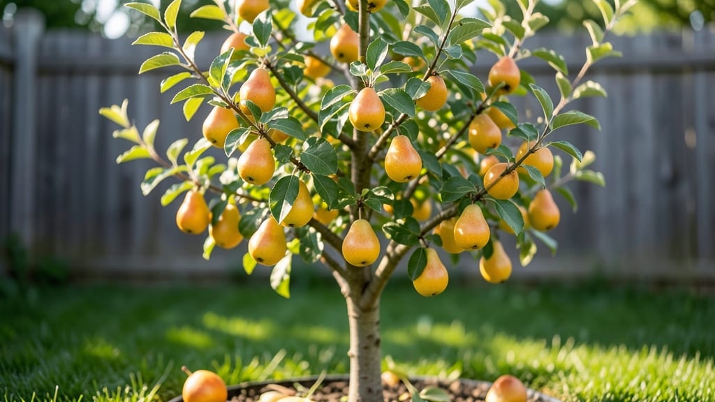 Dwarf Pear Trees with Unique Flavors