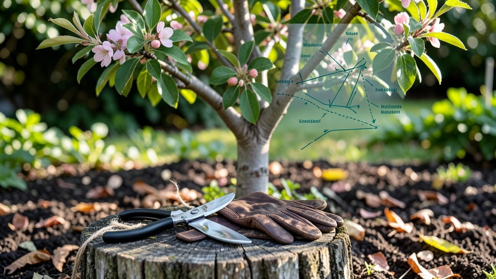 Small Peach Tree Pruning Diagram: Step-by-Step Visual Guide for Perfect Shape