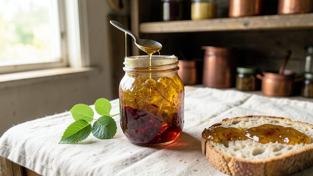 Sour Cherry Leaf Jelly