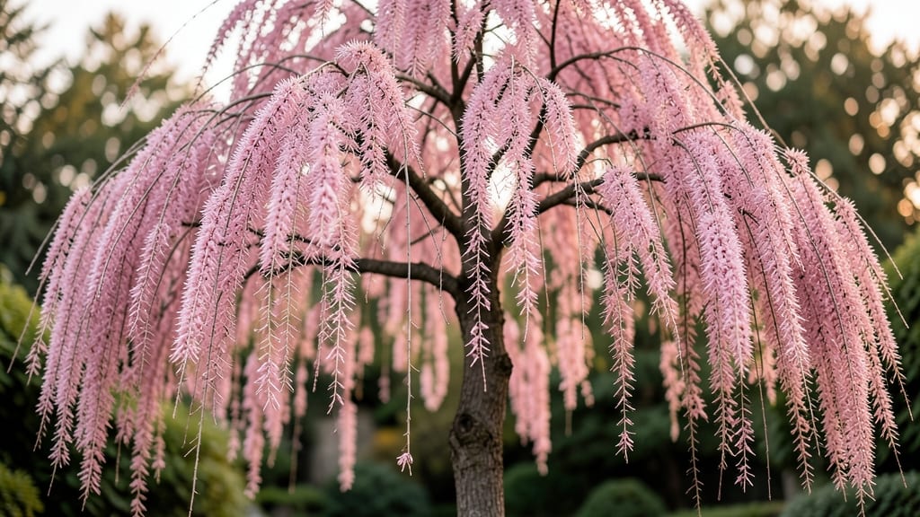 Pink Cascade Chestnut Tree