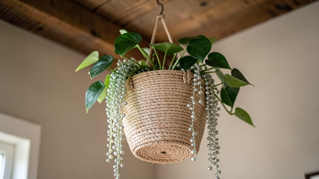 Baskets Filled with Trailing Plants