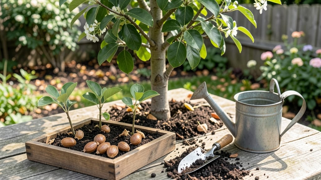 Asian Pear Tree Seeds: Cold-Stratified Germination in 8 Weeks