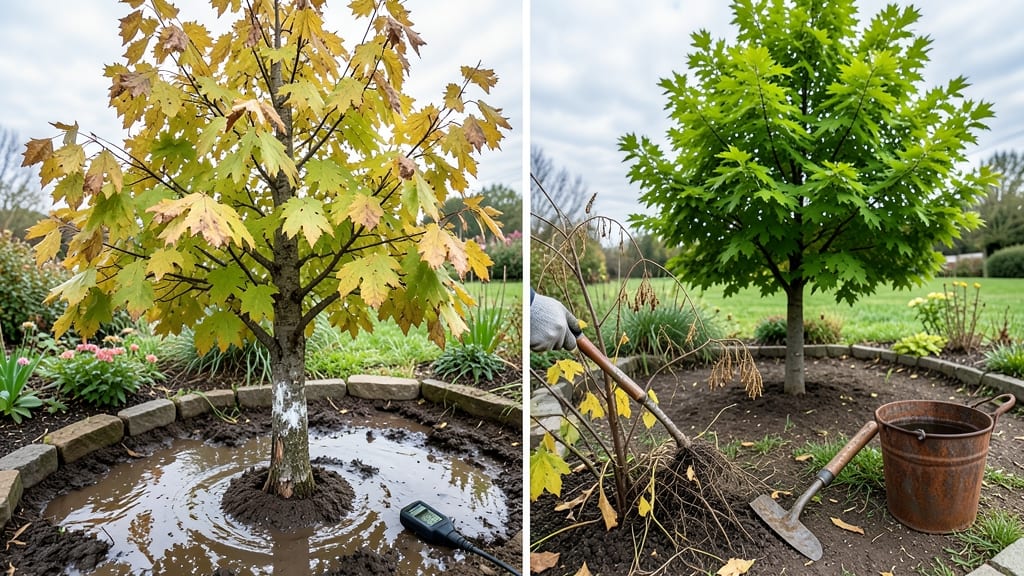 How to Tell If Tree Is Overwatered: Wilting Despite Wet Soil and Foul Smells
