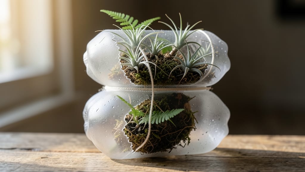 Plastic Bottle Terrarium Planters