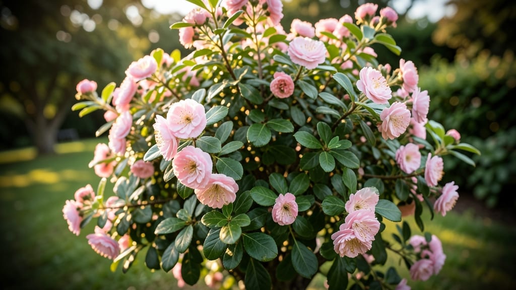 Pink Hawthorn Shrub Heart Leaf Form