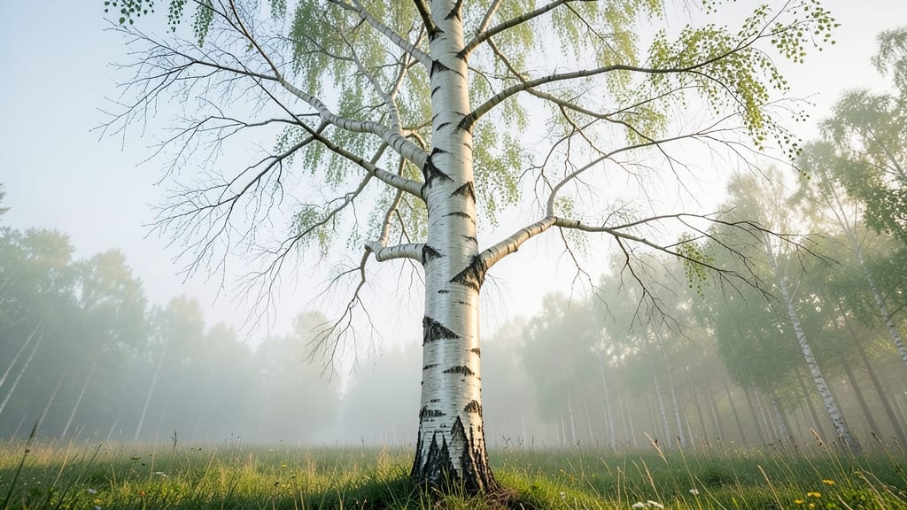 Silver Birch Trees for Graceful Movement