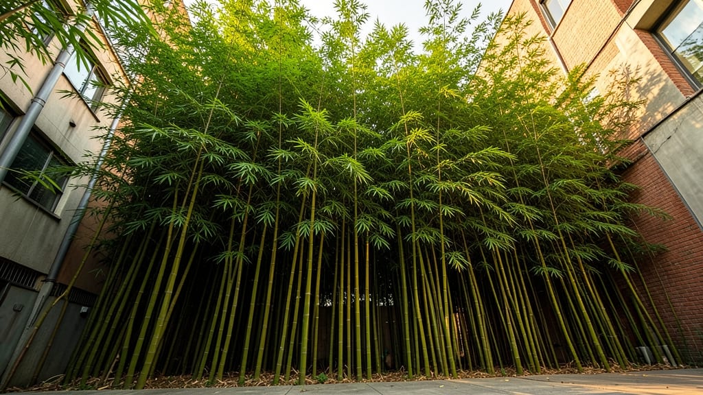 Phyllostachys bissetii 'Bisset Bamboo'