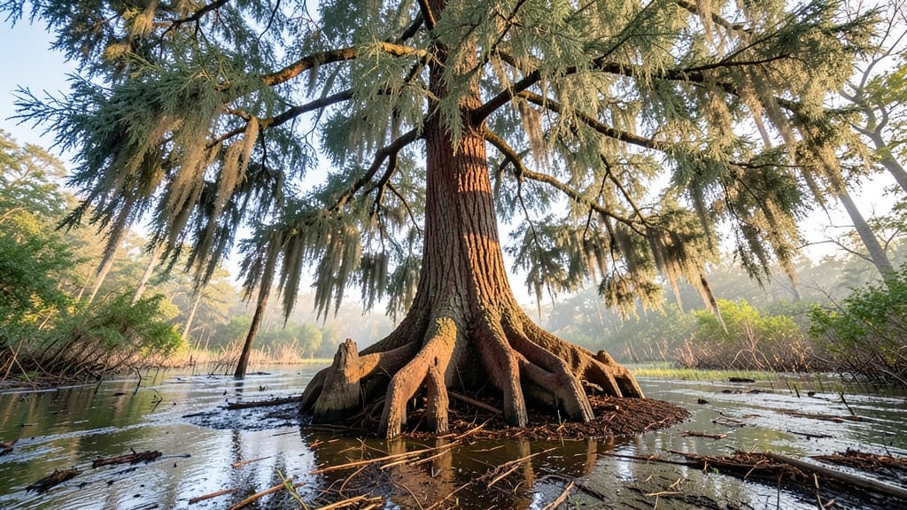 Bald Cypress Pruning for Wetland Resilience