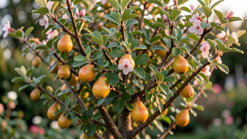 Pear Bushes for Vertical Gardening