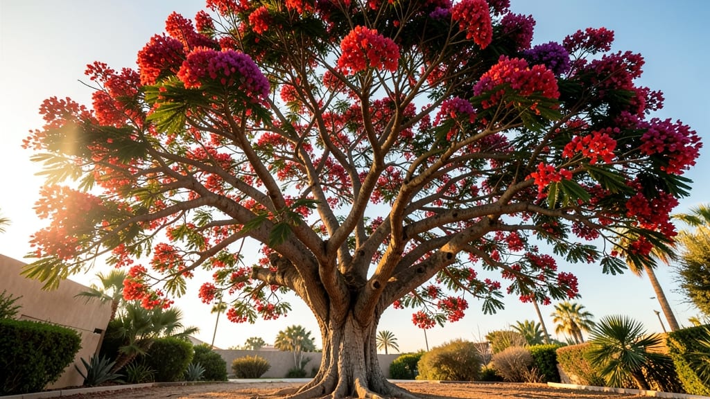 Royal Poinciana Tree Fireworks Display