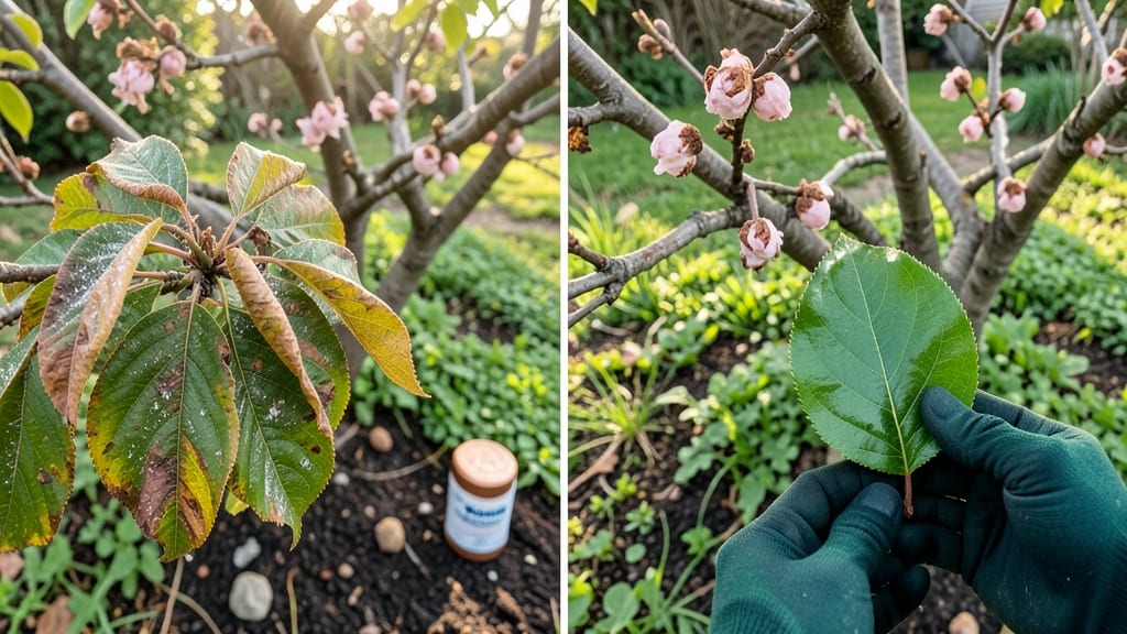 Peach Tree Curly Leaf Fungus: Organic Spray Cure for Leaf Spot Disease