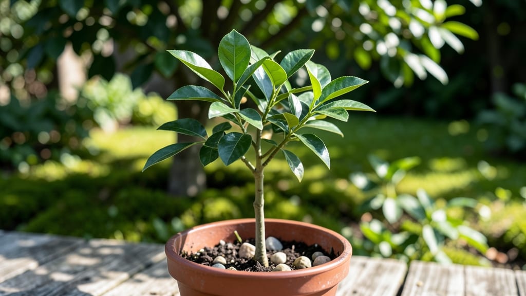 Orange Tree Seedling: Cold-Stratified Growth in 4 Weeks