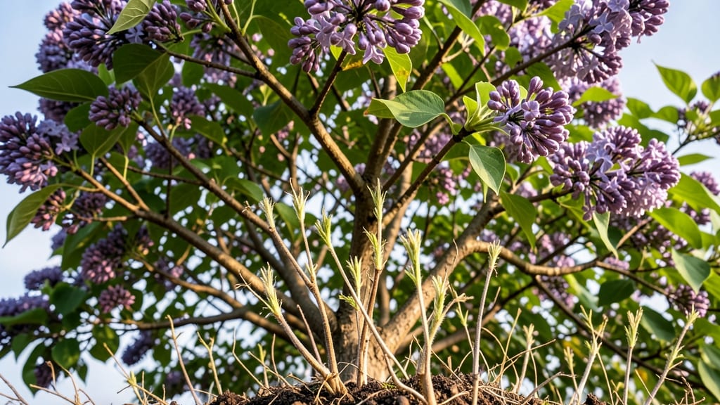 Identifying Healthy Lilac Tree Sprouts
