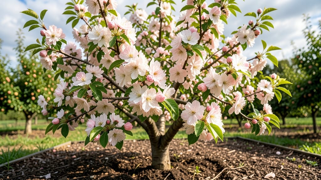 Peach Tree Blossom Time: Spring's Fragrant Beauty in Full Bloom