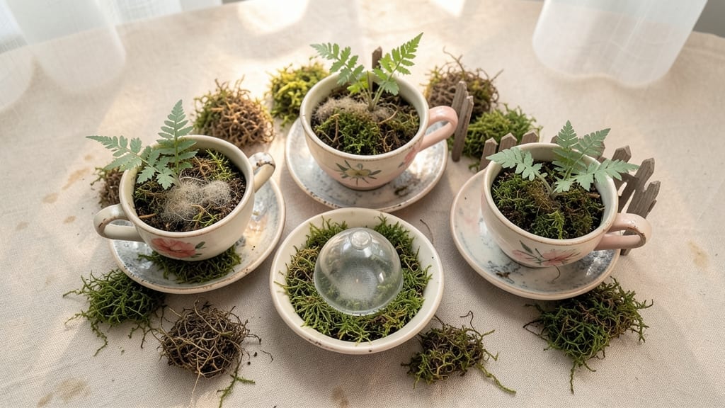 Teacup Fairy Garden Planters