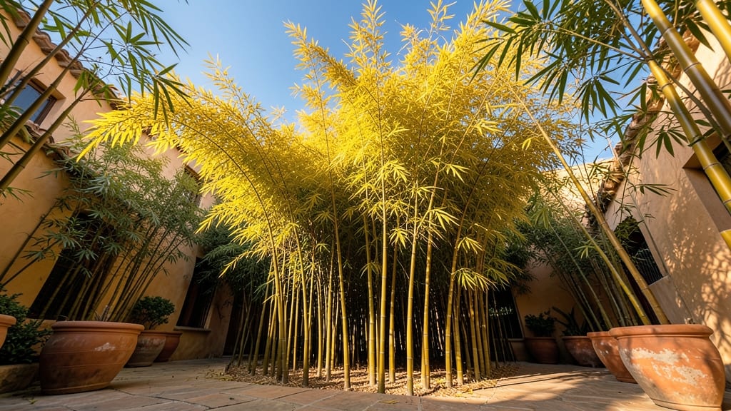 Bambusa vulgaris 'Golden Goddess Bamboo'