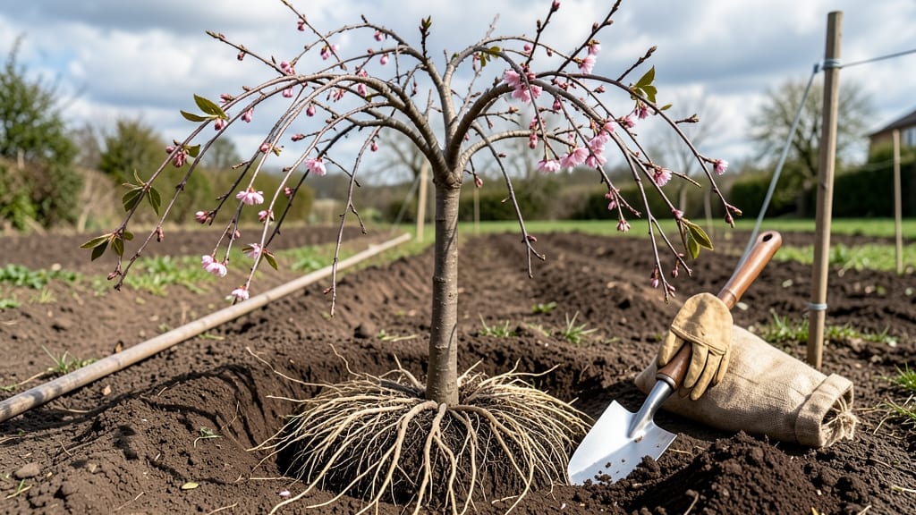 Kwanzan Cherry Blossom Tree Bare Root: Cold-Hardy Beauty With Year-Round Interest