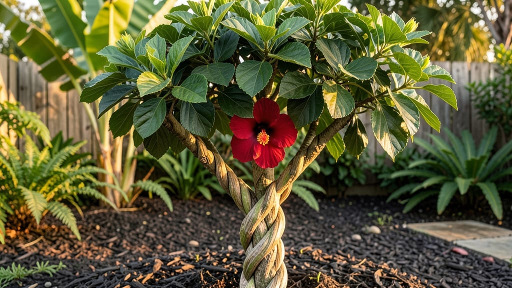 Hibiscus Braided Tree Height: Prune to Control Growth in 3–6 Feet