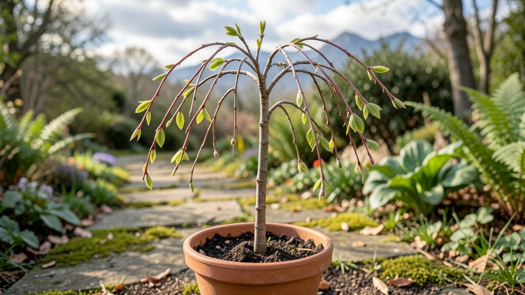 Weeping Cherry Tree Seedlings: Cold-Stratified Growth in 4 Weeks