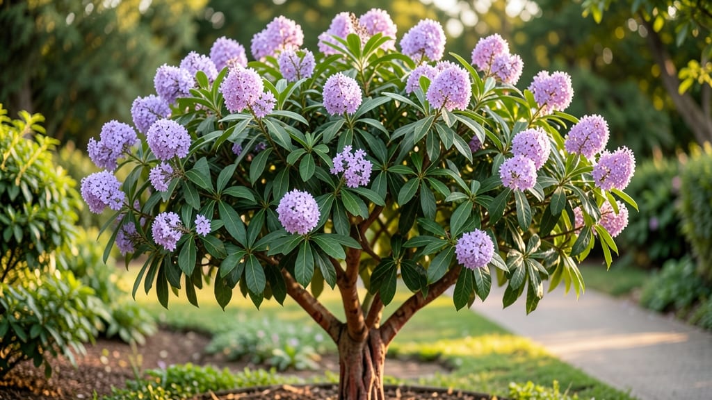 Tree with Lilac Flowers Found in Warm Climates: Year-Round Blooms in Warm Climates