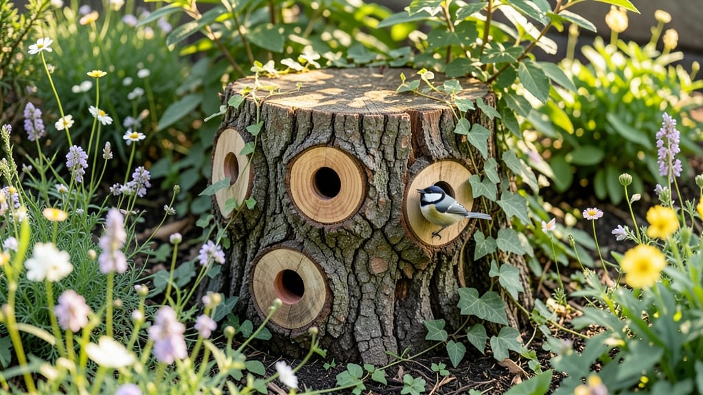 Chickadee Stump Cluster