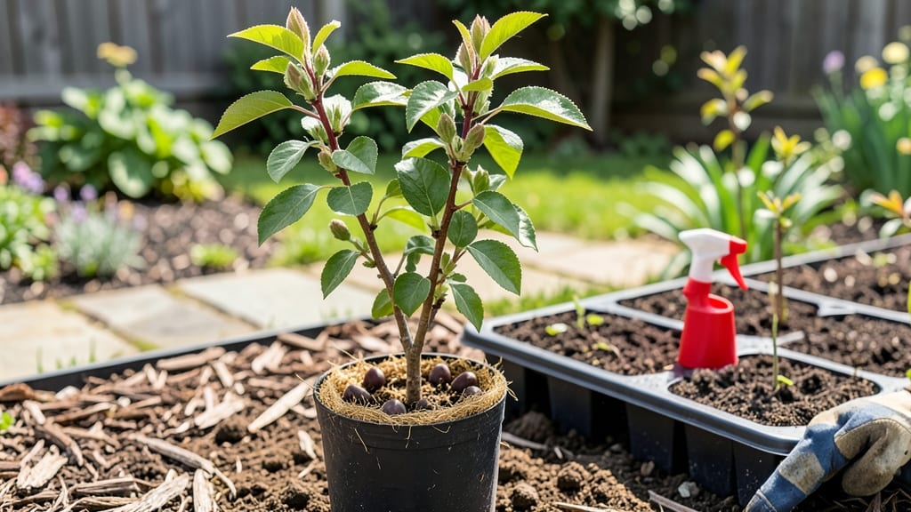 Japanese Plum Tree From Seed: Cold-Stressed Roots Bloom in 6 Weeks