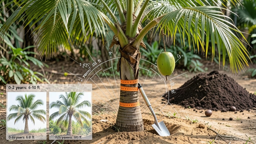Coconut Tree Growth Rate: Fastest Varieties Hit 30 Feet in 5 Years