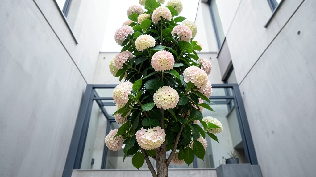 PeeGee Hydrangea Tree for Vertical Growth
