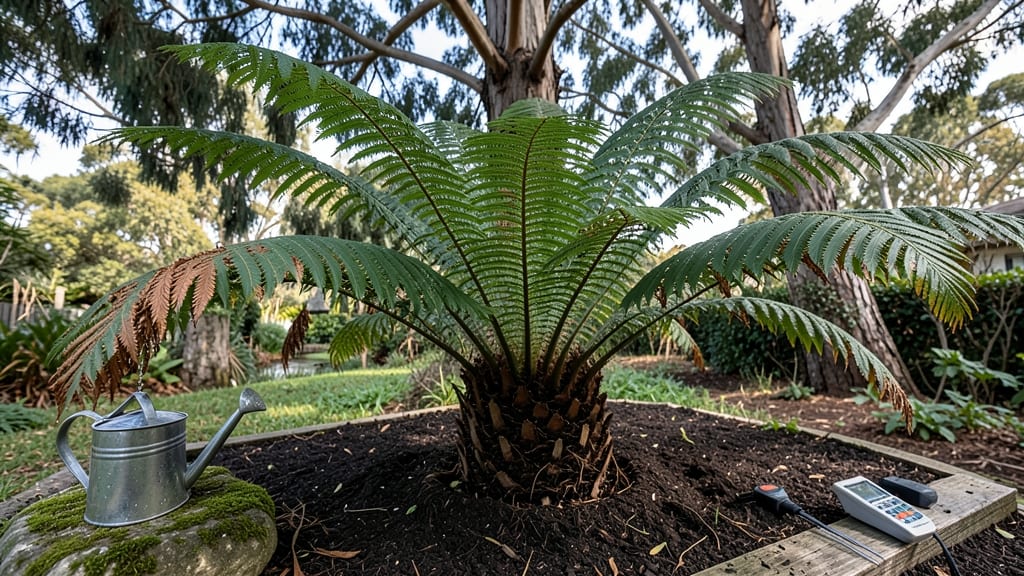 Brown Tips On Tasmanian Tree Fern: Revive Your Fern's Fronds With Copper Spray Fix