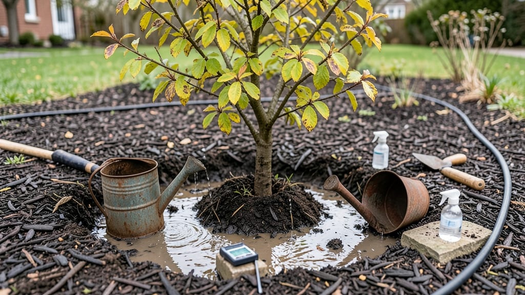 Cherry Tree Too Much Water: Fix Yellowing Leaves and Revive Roots Naturally
