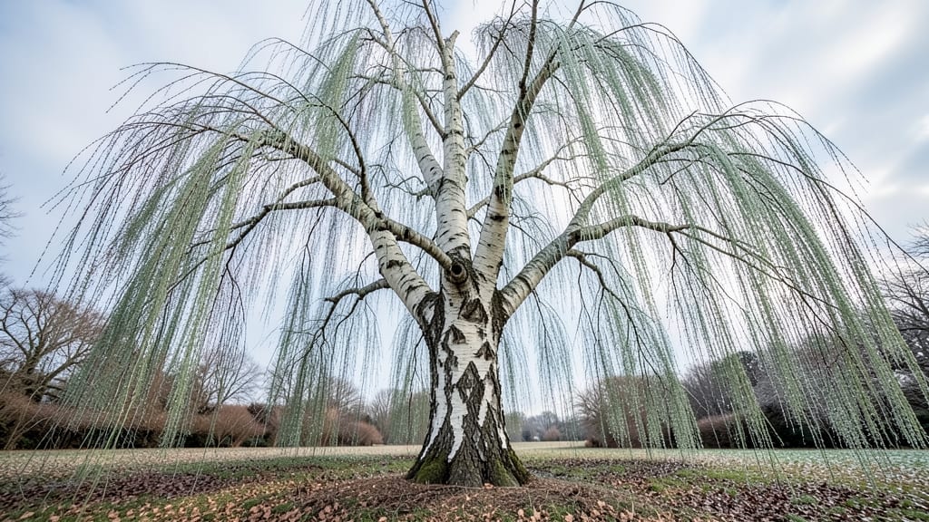 Japanese Weeping Birch with Exfoliating Bark