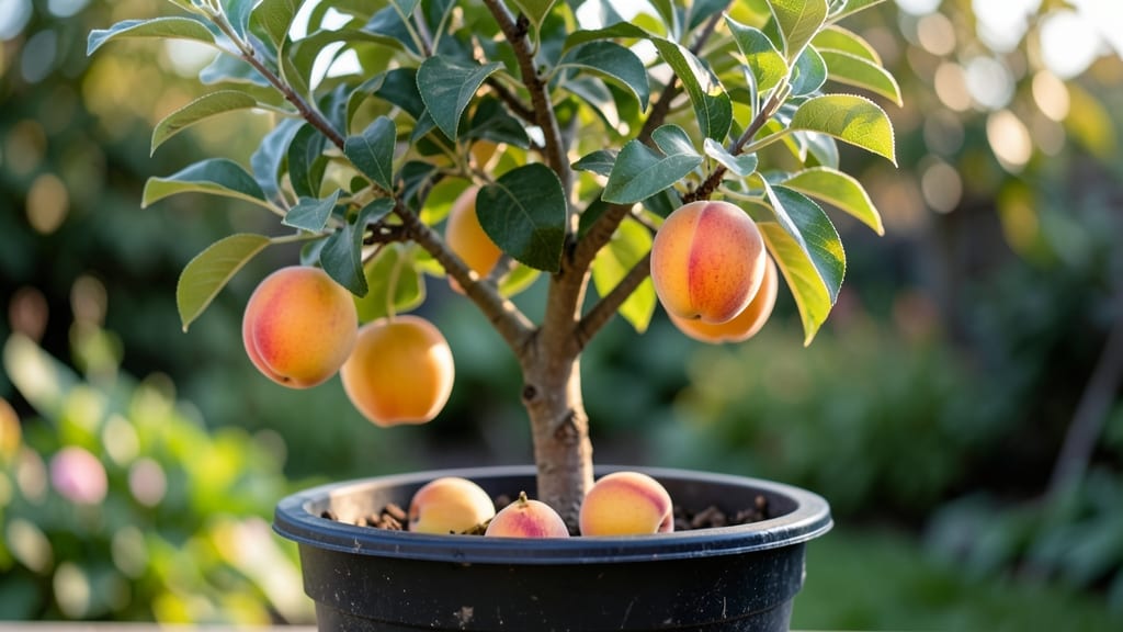 Dwarf Peach Trees for Container Growing