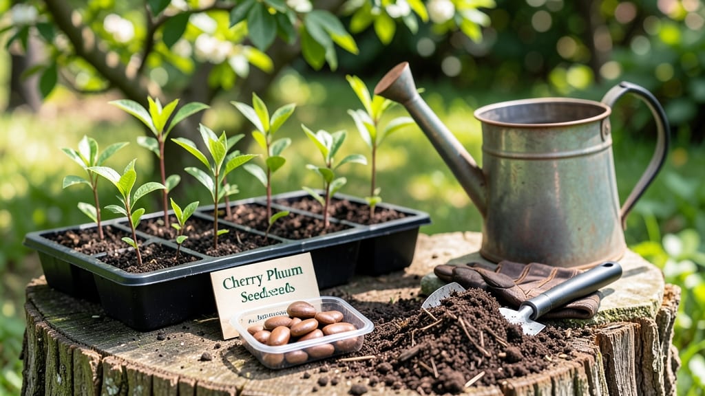 Cherry Plum Tree Seeds: Layered Soil Moisture Trick for 90% Sprouting
