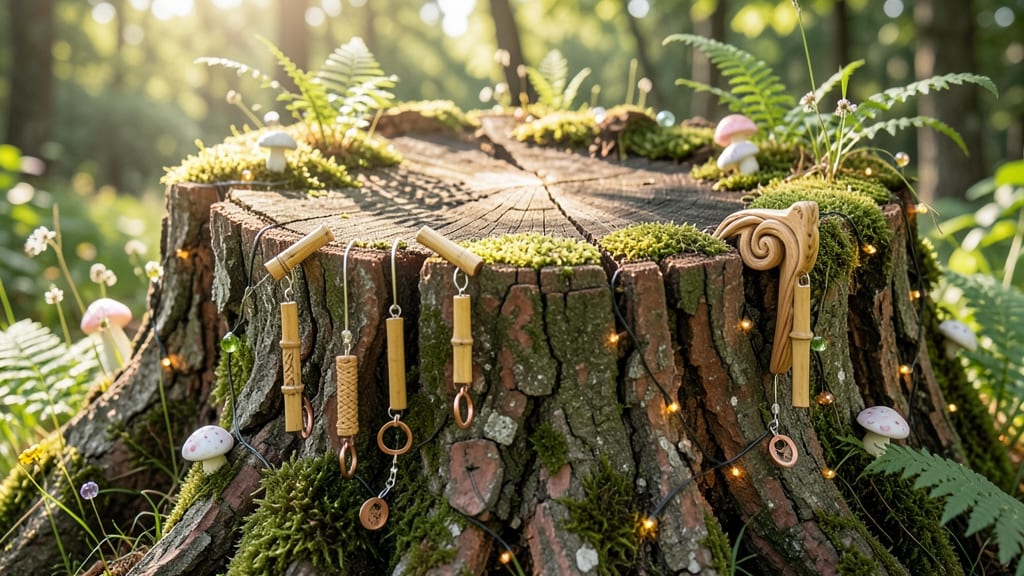 Fairy Tree Stump Wind Chime