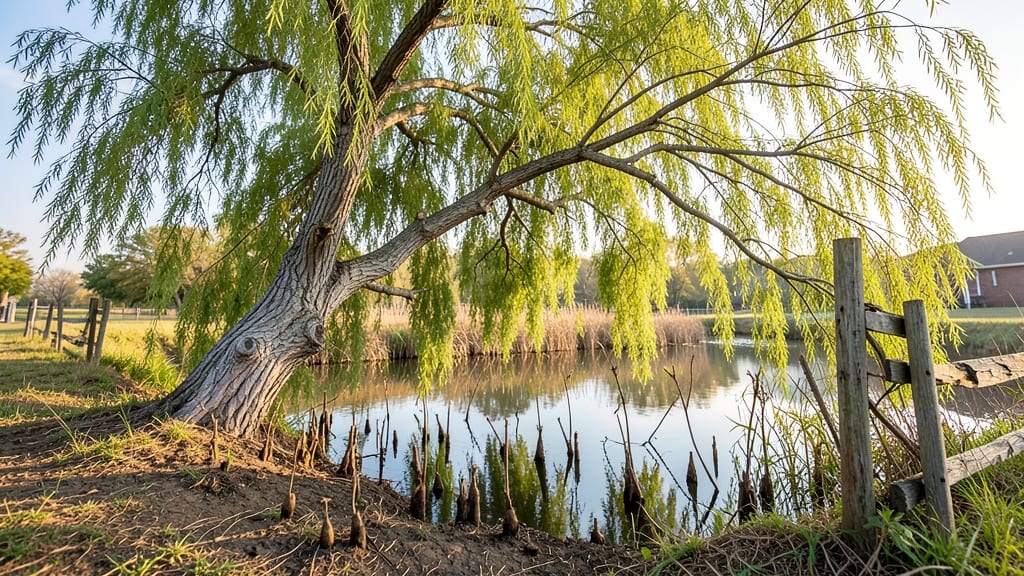 Willow Tree Pruning to Control Spread