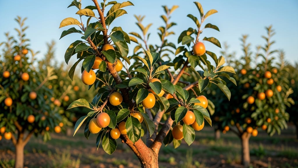 Peach-Plum Hybrid Trees for Extended Seasons