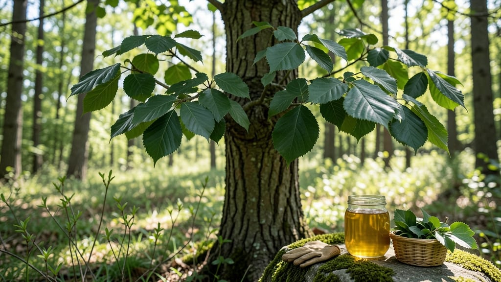 Wild Black Cherry Leaf Syrup