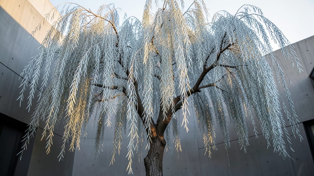 Silver Weeping Willow for Architectural Drama