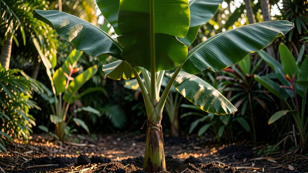 Banana Tree In Yard: Year-Round Privacy Screen With Tropical Flair