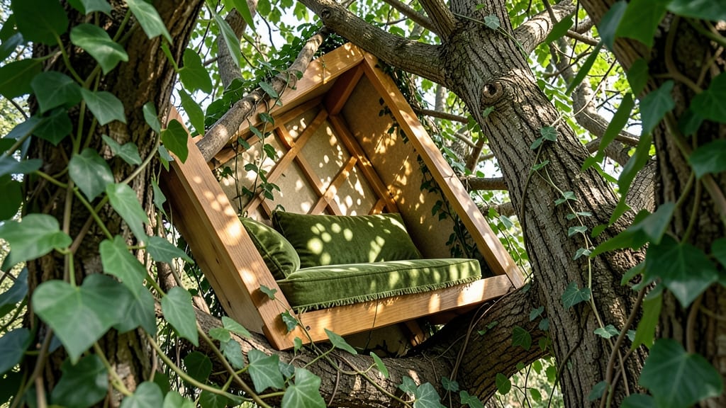 Hanging Vine Canopy Tree House