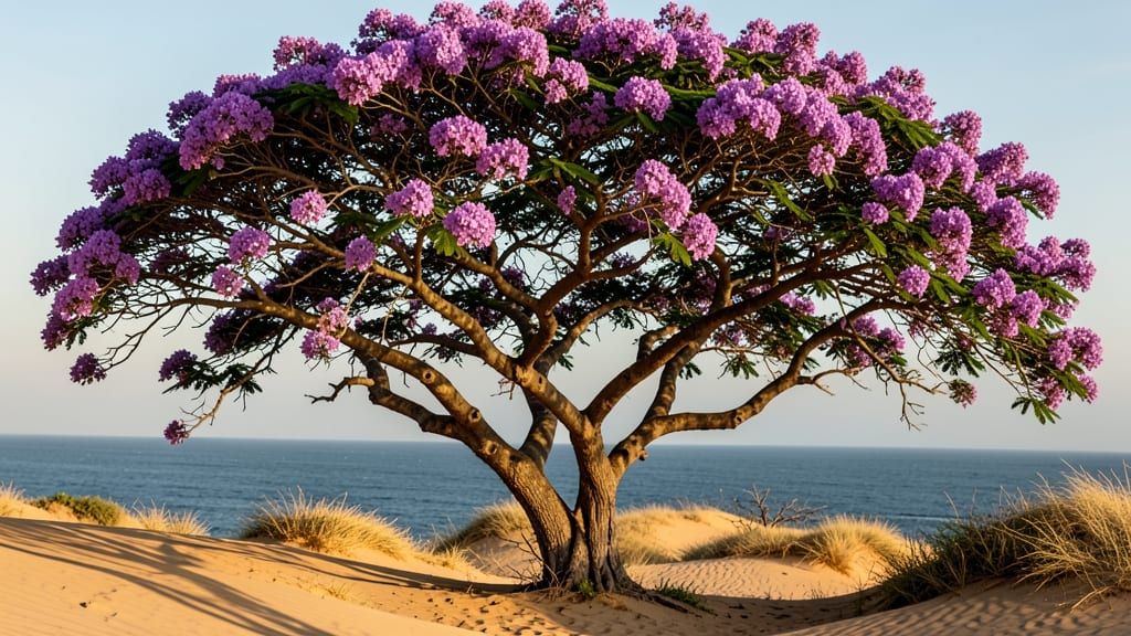 Erythrina Indica Coral Tree Purple Variety