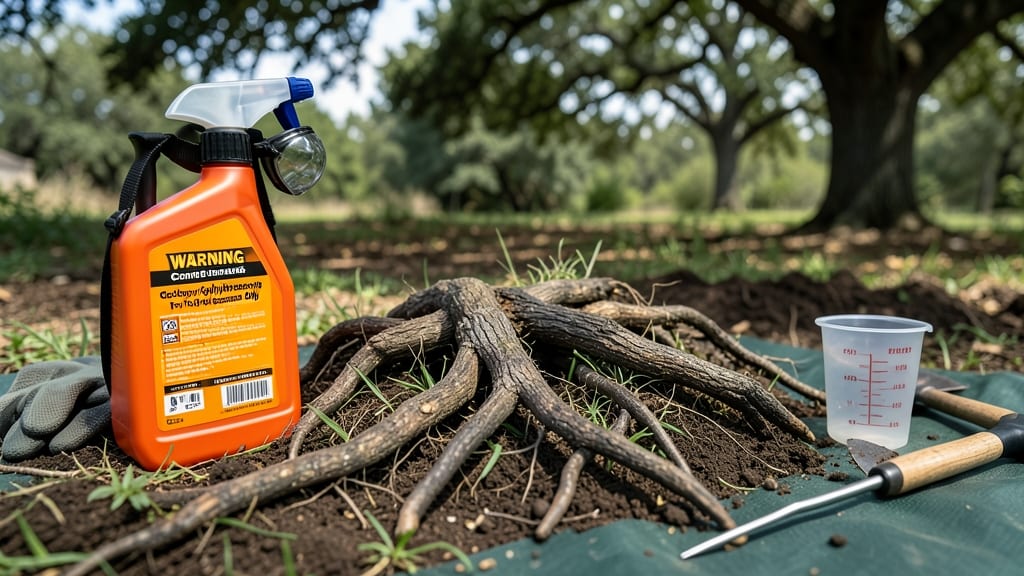 Chemical Herbicide for Tree Roots: Targeted Root Killer for Stubborn Weeds