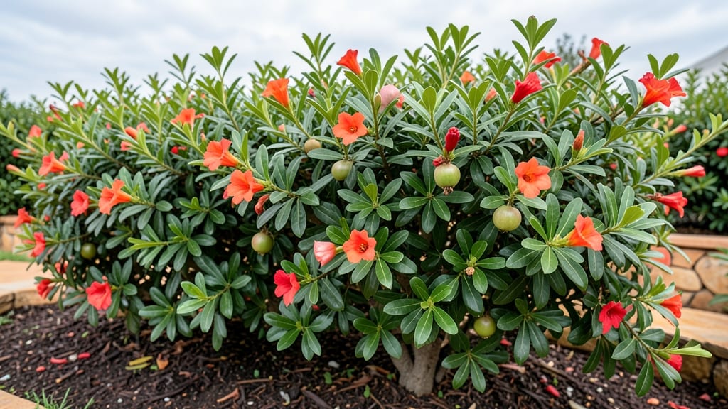 Pomegranate Tree Hedge: Cold-Hardy Privacy Screen in 3 Years