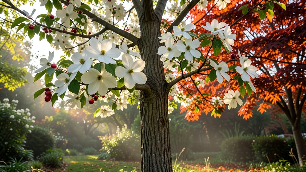 White Flowering Dogwood for Seasonal Beauty